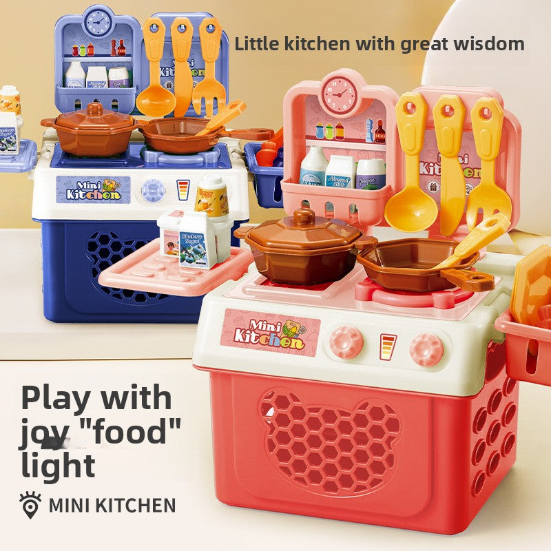 Kids Pretend Play Kitchen Set
