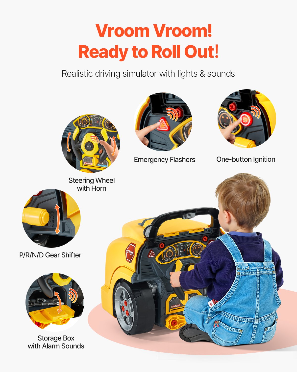Kids Mechanic Engine Repair Toy Set