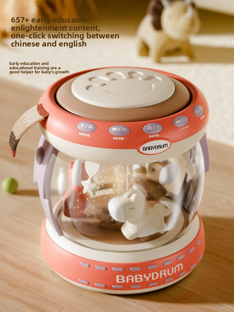Rechargeable Educational Drum Toy for Babies