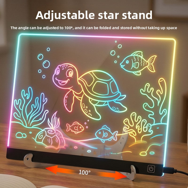 RGB Light-Up Drawing Board with USB-C