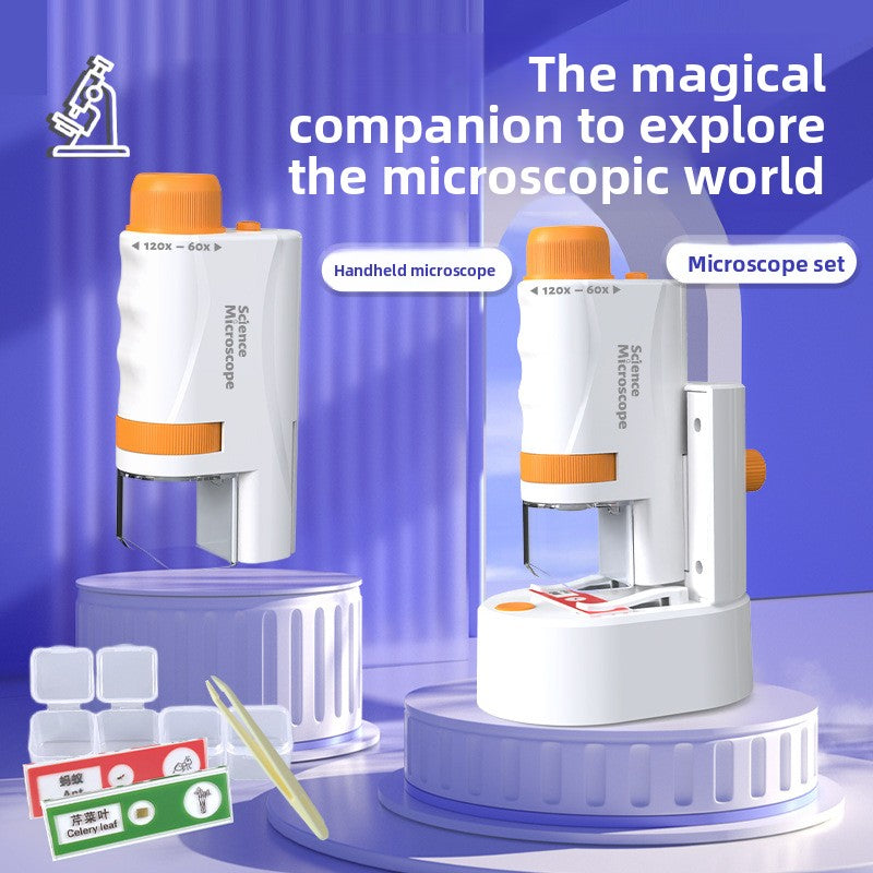 Portable Microscope Kit for Kids