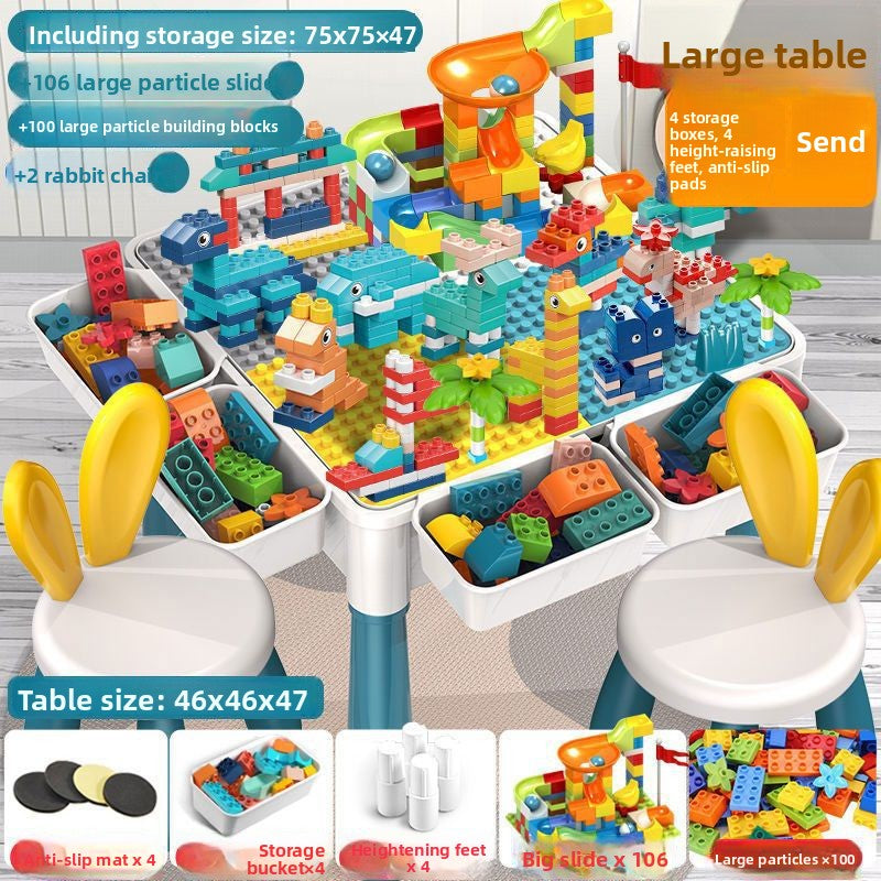 Large Building Block Table for Kids