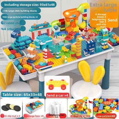 Large Building Block Table for Kids