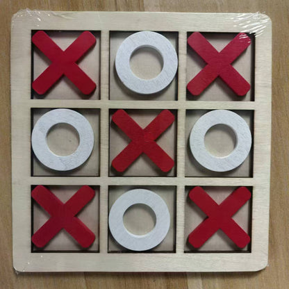 Wooden Board Game Set for Kids