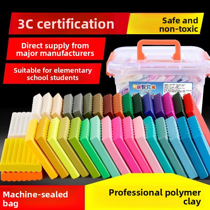 Soft Modeling Clay Set with Color Options