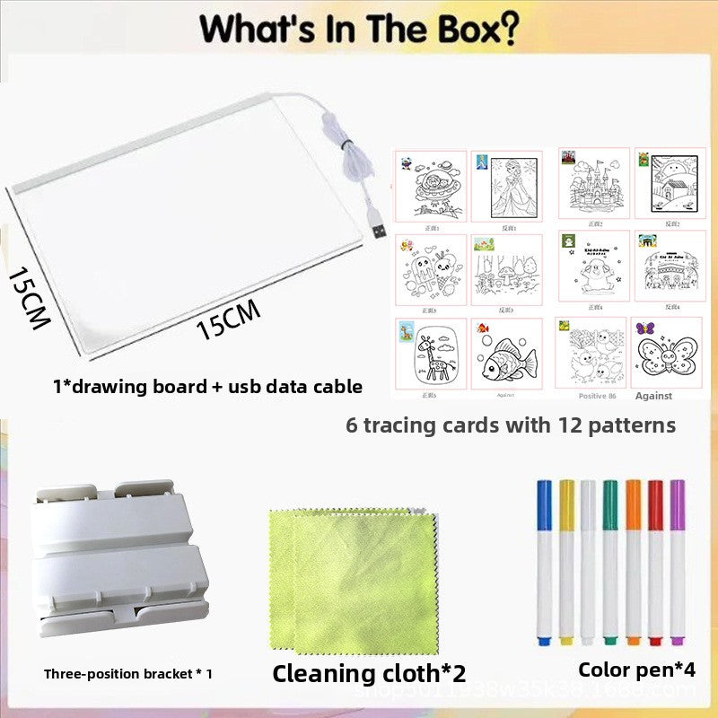 Acrylic Glow Drawing Board – Size & Stand Options