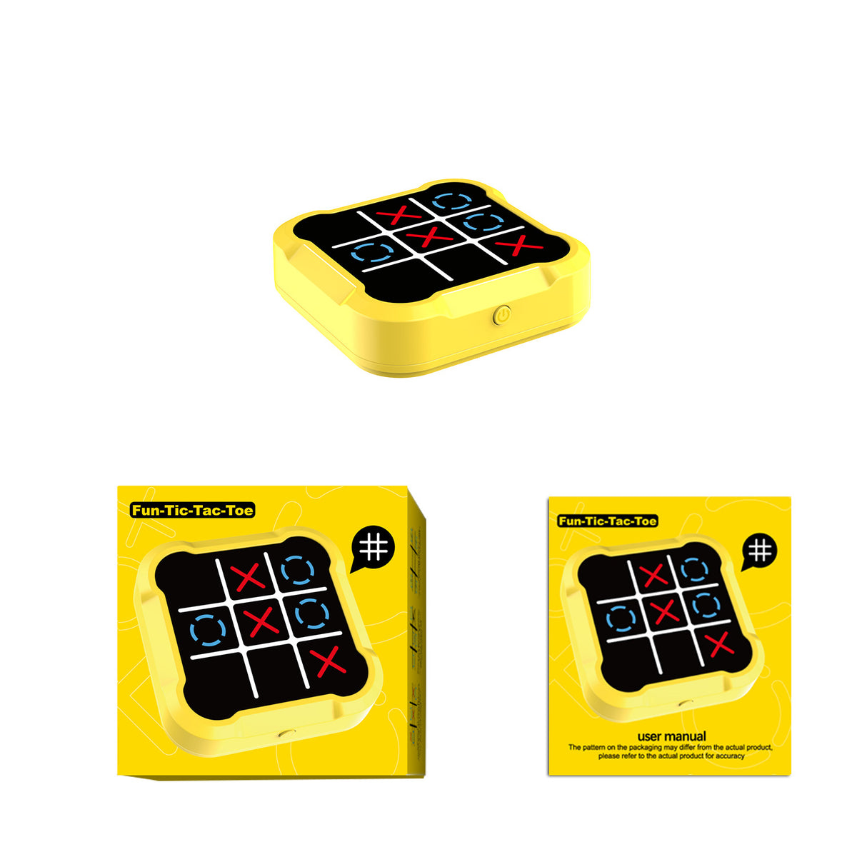 Electronic Tic-Tac-Toe Game – Memory & Two-Player Modes