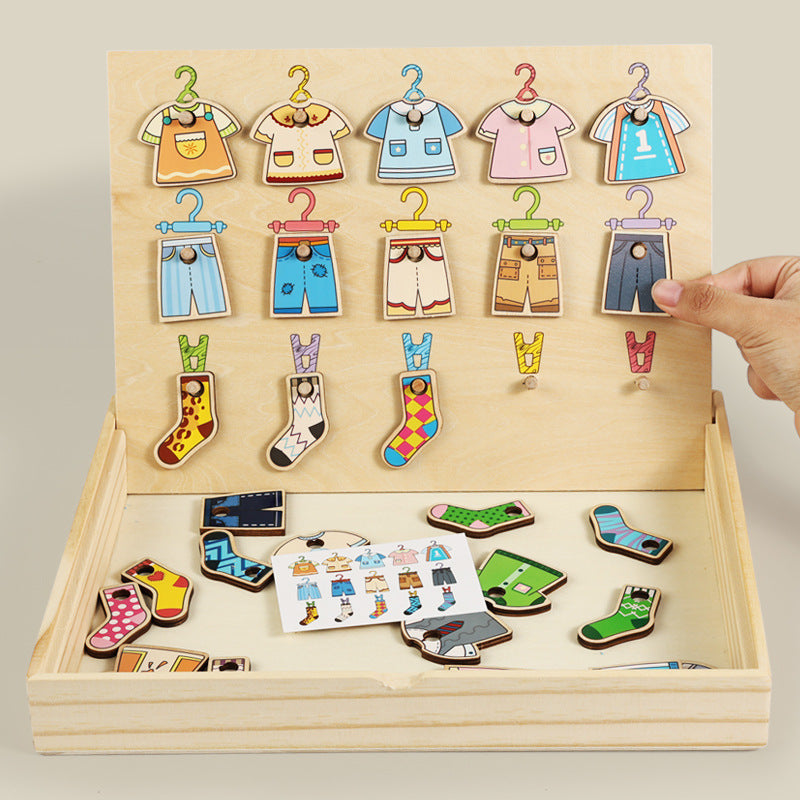 Montessori Clothes Drying Rack Toy