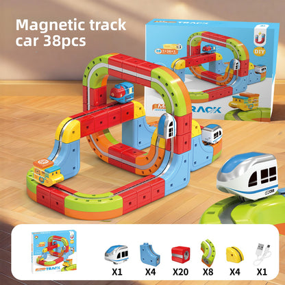 Creative Track Building Set ModularTrackCube 38pcs Mag