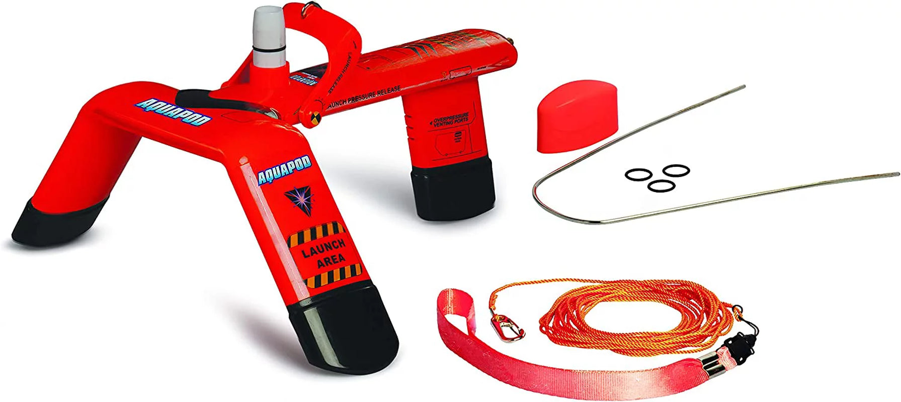 Water Bottle Rocket Launcher Kit - Durable Metal, STEM Science Toy Launches Soda Bottles up to 100 Ft in Air