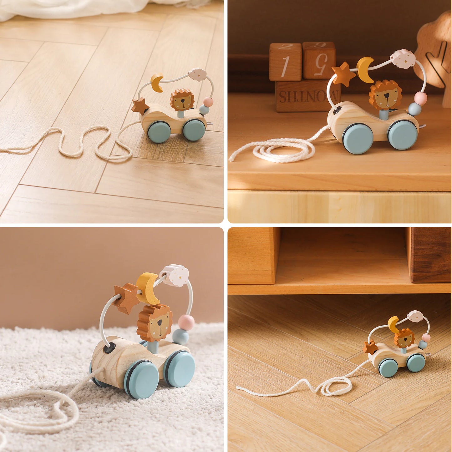 Grow & Grasp: Wooden Montessori Puzzle Toy for Brilliant Minds! 🌳🧠