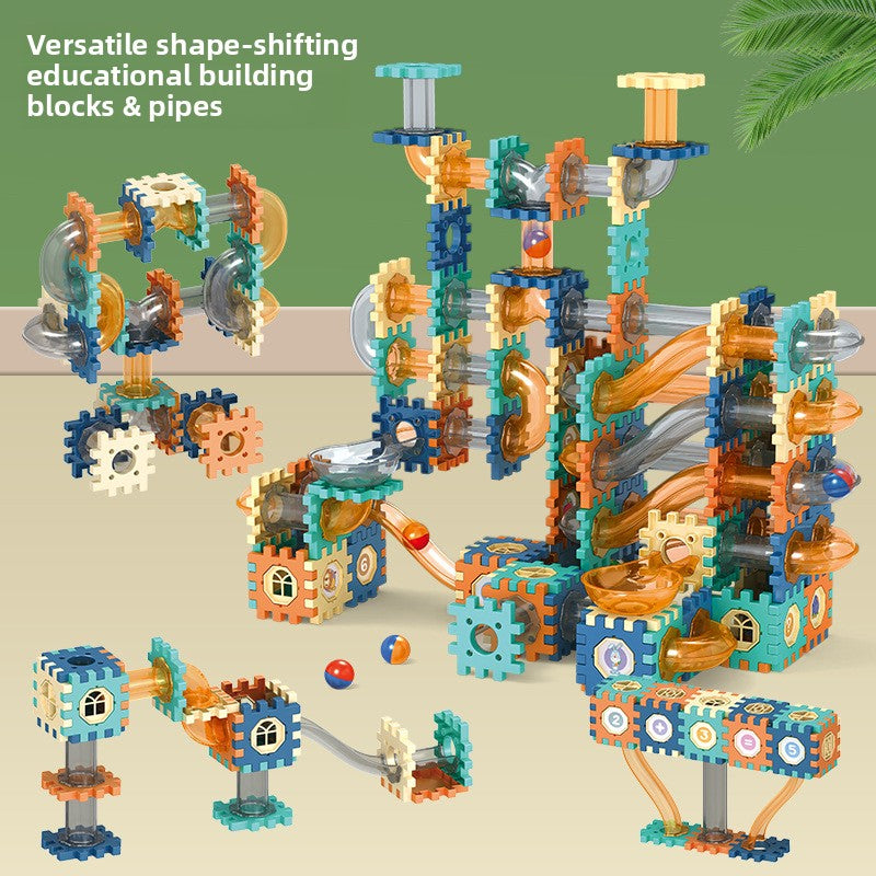 Ball Track Building Blocks Set for Kids