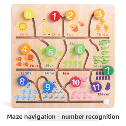 Wooden Maze Toy for Kids