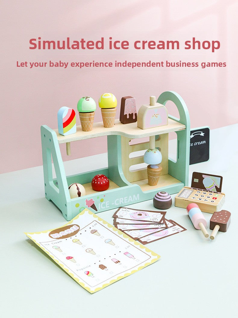 Wooden Tea Set Kitchen Pretend Play Toy