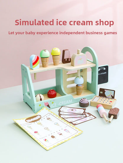 Wooden Tea Set Kitchen Pretend Play Toy