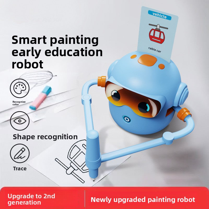 Card-Reading Drawing Robot – Blue or Pink Versions