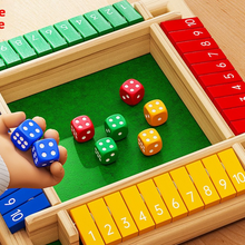 Number Flip-Card Board Game – Color Options