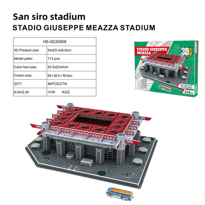 3D Stadium Puzzle Model for Kids