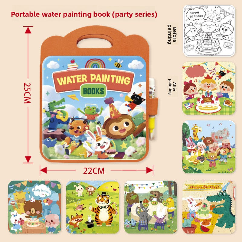 Magic Water Drawing Book for Kids