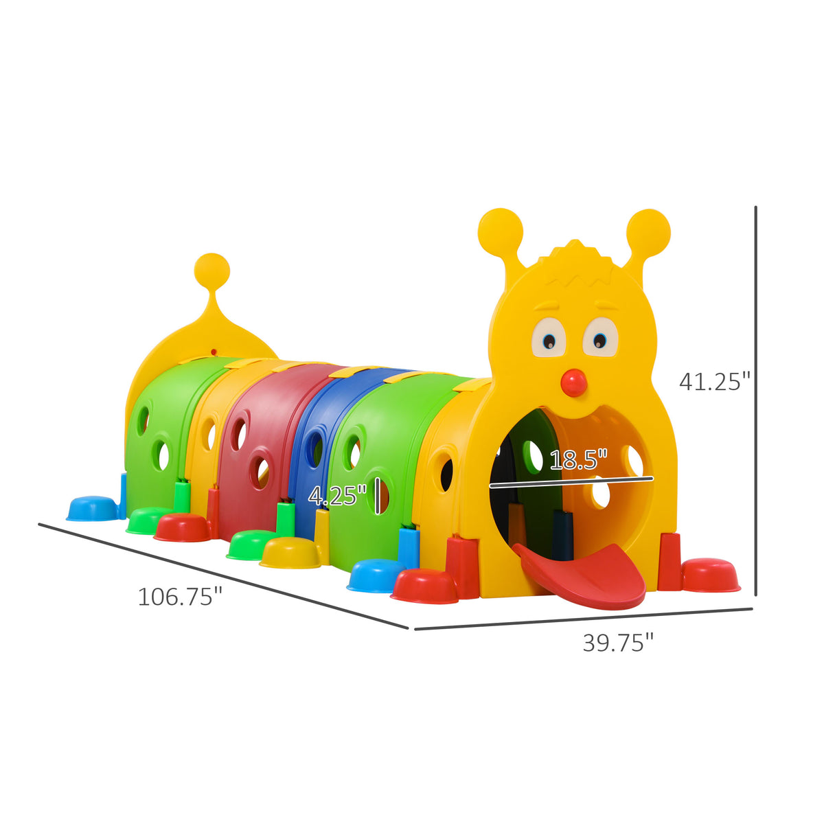 Caterpillar Toddler Crawling Tunnel