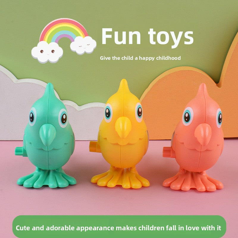 Wind-Up Parrot Toy – Random Color