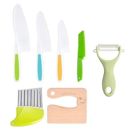 Kids Plastic Kitchen Knife Toy Set
