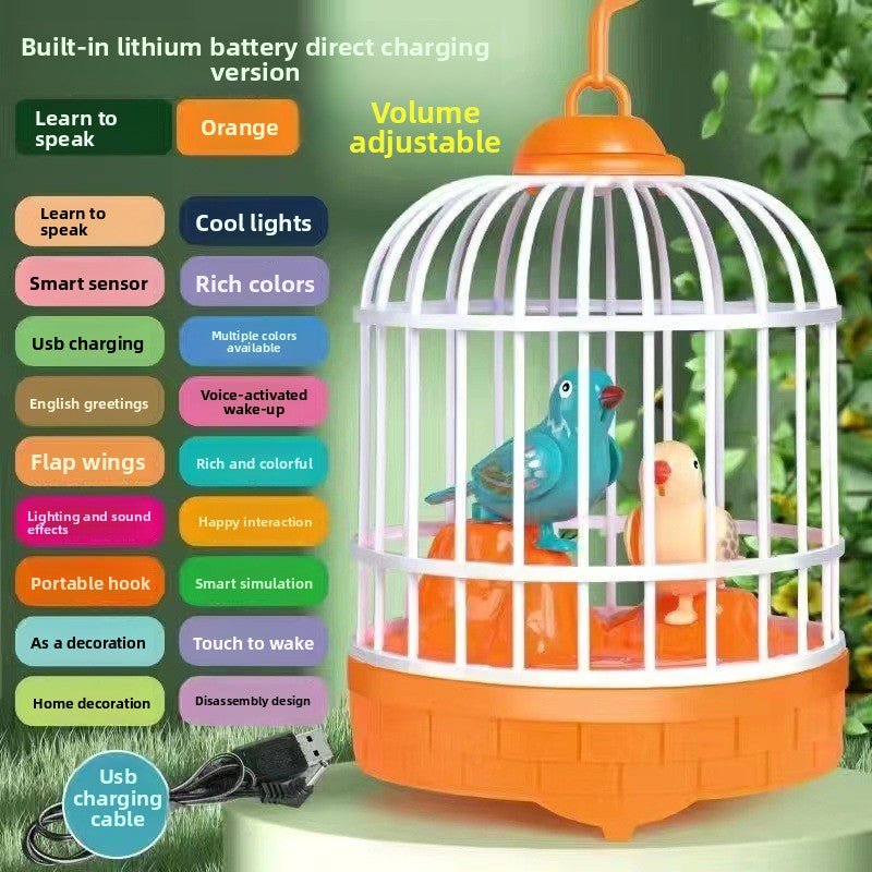 Kids Singing Bird Cage Learning Toy