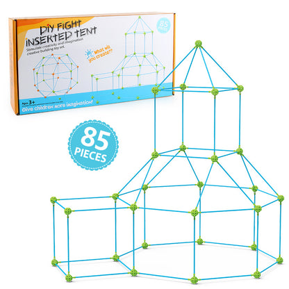 DIY Interlocking Structure Building Kit Blue 1.45kg