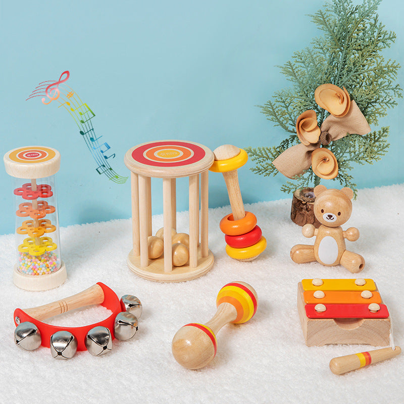 Wooden Musical Instrument Set for Infants