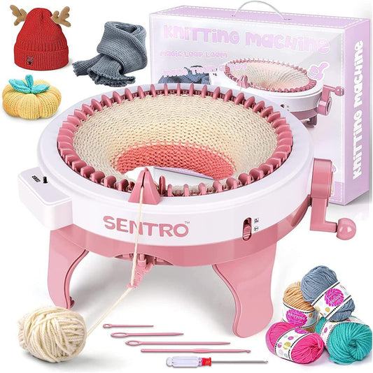 48-Needle Kids Knitting Machine with Stitch Counter