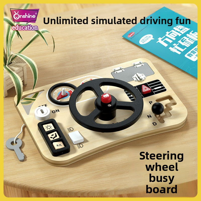 Wooden Busy Board for Focus and Coordination