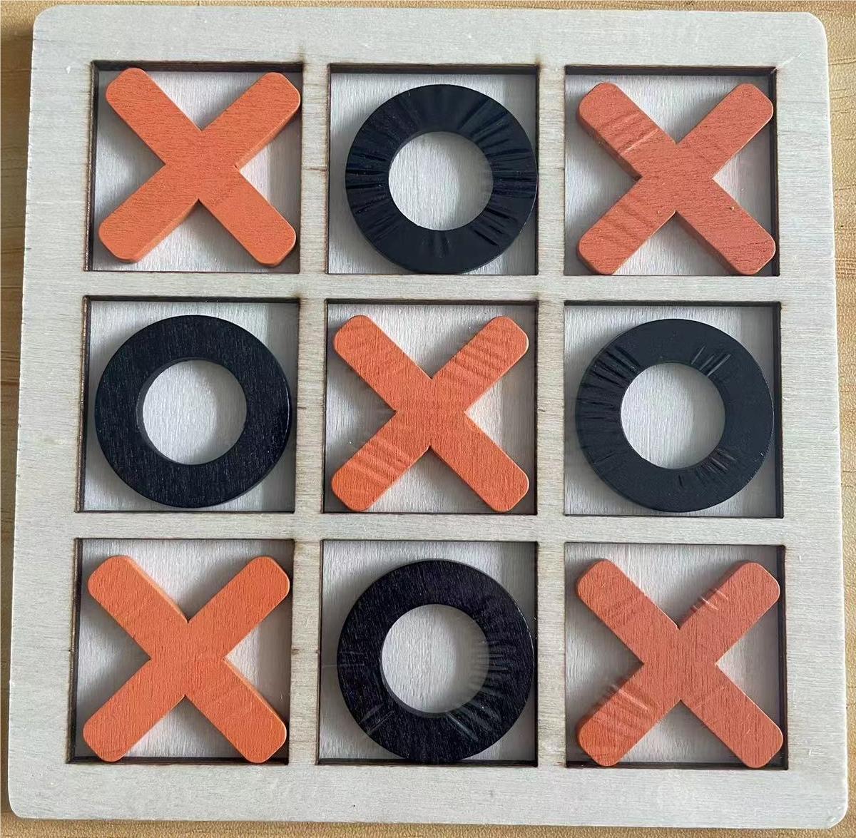 Wooden Board Game Set for Kids