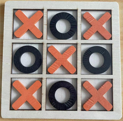 Wooden Board Game Set for Kids