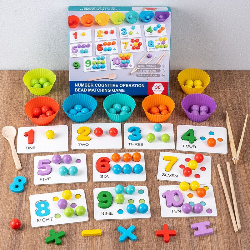 Wooden Bead Puzzle Toy for Kids MZL-Operation Bead Game