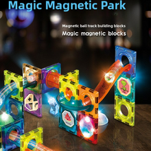 Magnetic Ball Track Building Blocks – 40, 66 or 96 Pieces