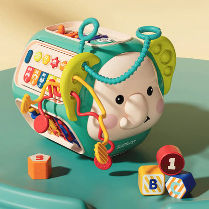 Explore & Engage: Multifunctional Cartoon Educational Octahedron Toy! 🌟🎶