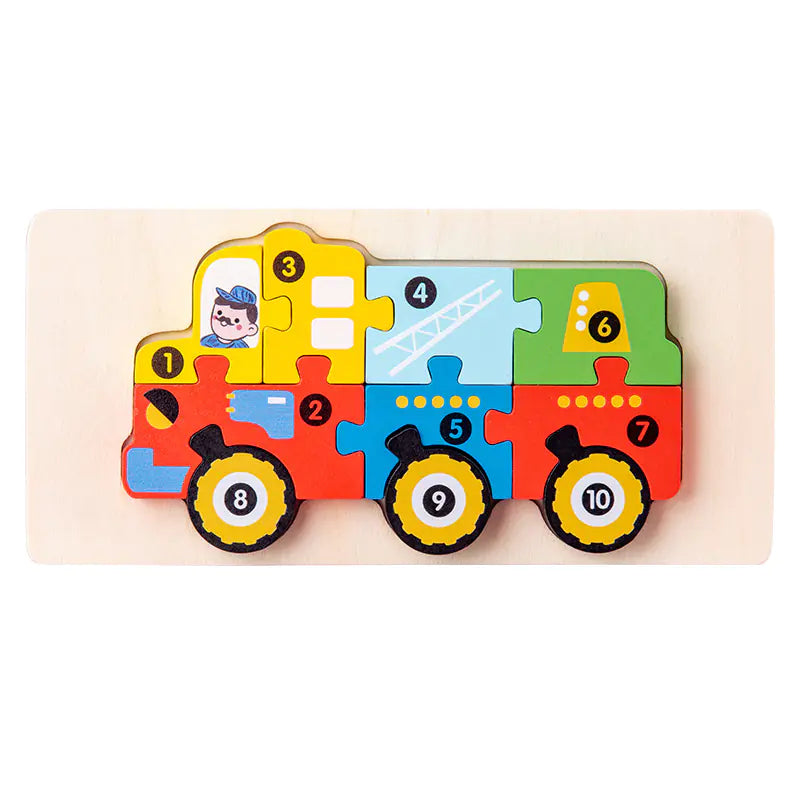 Explore & Learn: Wooden Educational Puzzle Toys for Kids! 🌳🧩