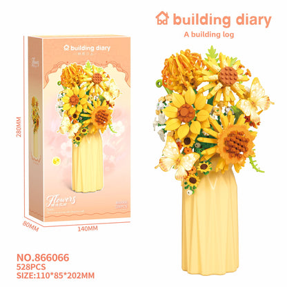 Butterfly Flower Building Blocks Set 866066 xiangyang butterfly dream