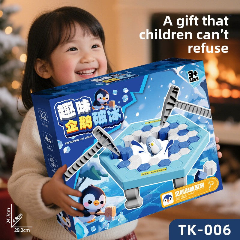 Penguin Ice-Breaking Game – Size & Wall Options