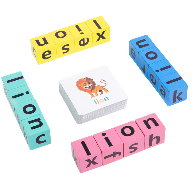 Montessori Spelling Card Game for Kids
