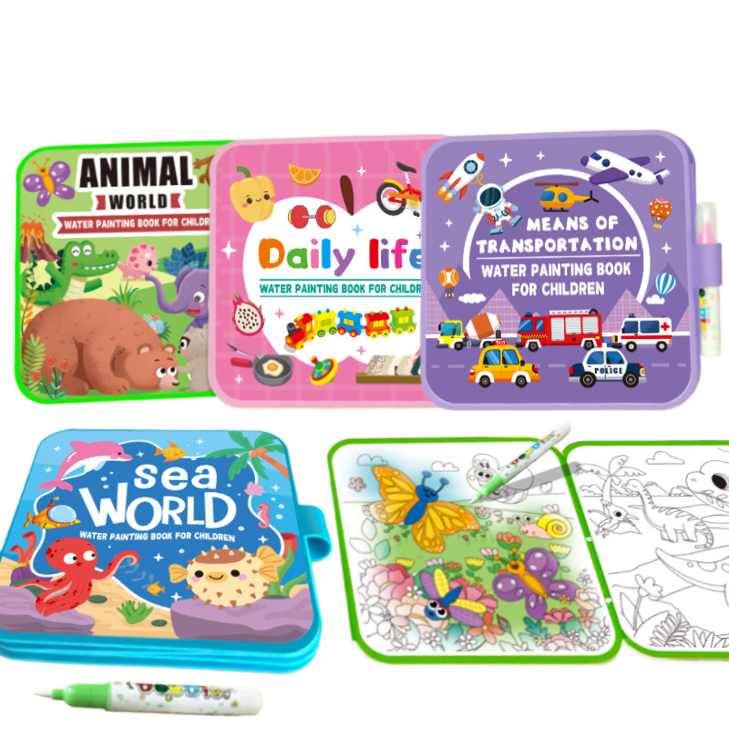 Reusable Water Drawing Book for Kids