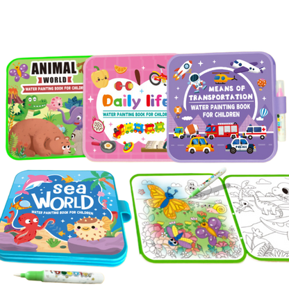 Reusable Water Drawing Book for Kids