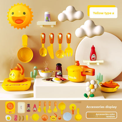 Kids Pretend Play Kitchen Learning Set