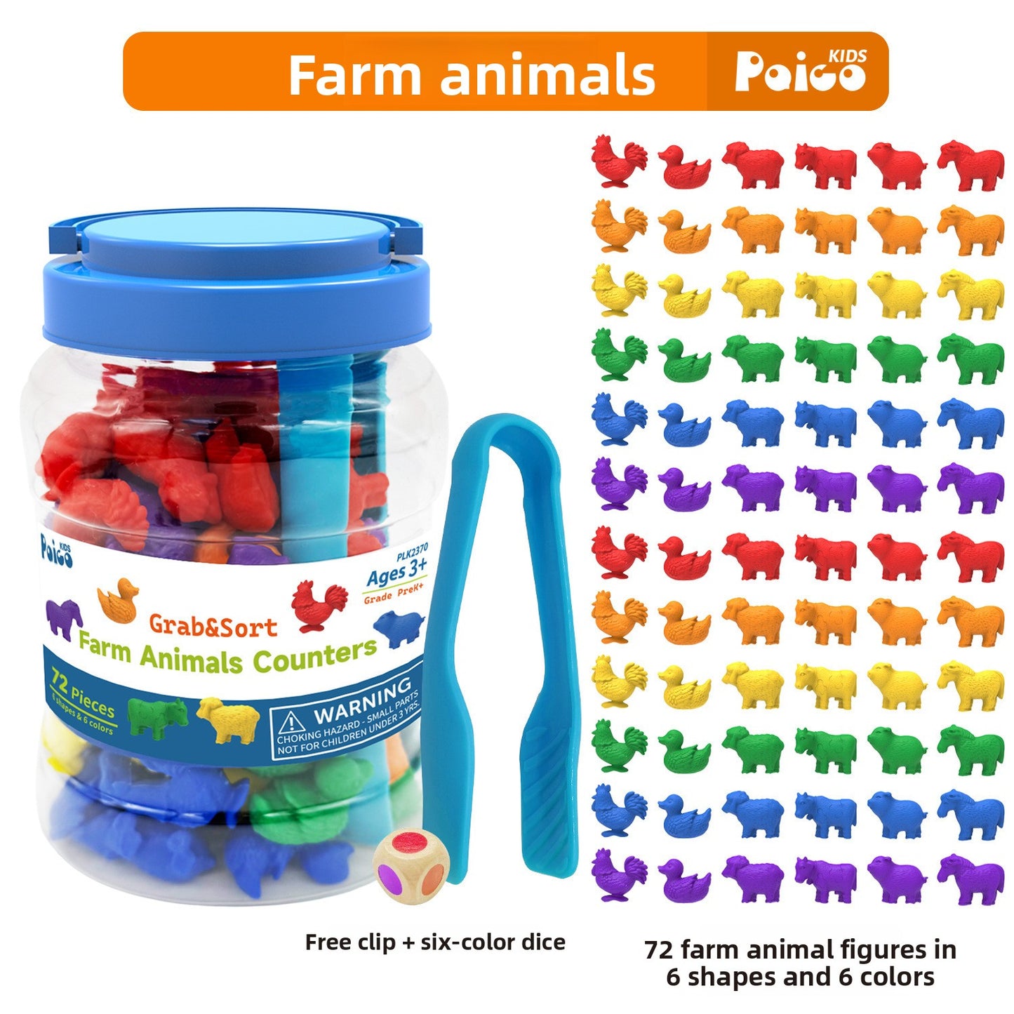 Early Education Learning Manipulatives Set