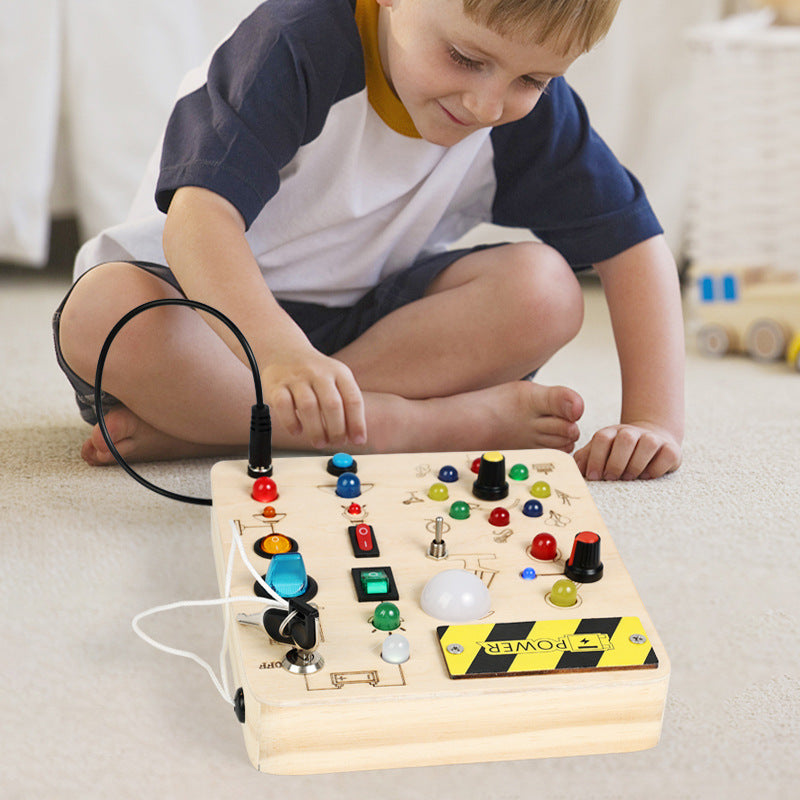 Wooden Busy Board for Practical Life Skills