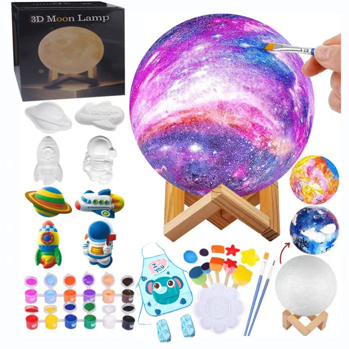 DIY Moon Lamp Painting Kit for Kids