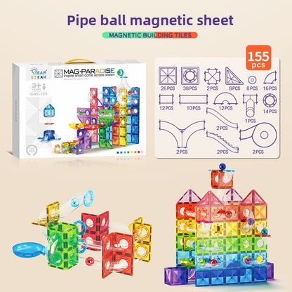 Sparkle Tile Building Set 155pcs PipeBalls GiftBox