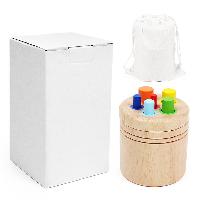 Wooden Shape Sorting Cup Toy Classification cup basic model 0.18kg