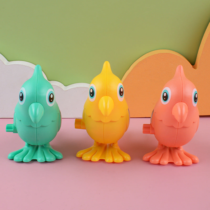 Wind-Up Parrot Toy – Random Color One Parrot – Random Color