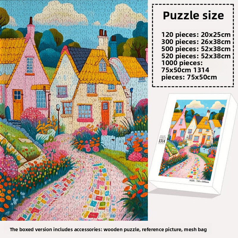 Wooden Jigsaw Puzzle for Kids